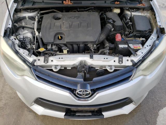 5YFBURHE4FP292770 - 2015 TOYOTA COR SILVER photo 11