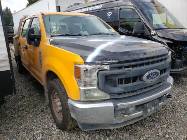 1FT7W2A67MEC44202 - 2021 FORD F250 SUPER DUTY YELLOW photo 4