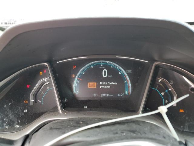 19XFC1F36HE211411 - 2017 HONDA CIVIC EX WHITE photo 9