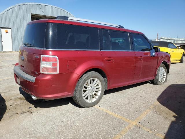 2FMHK6C8XEBD39030 - 2014 FORD FLEX SEL RED photo 3