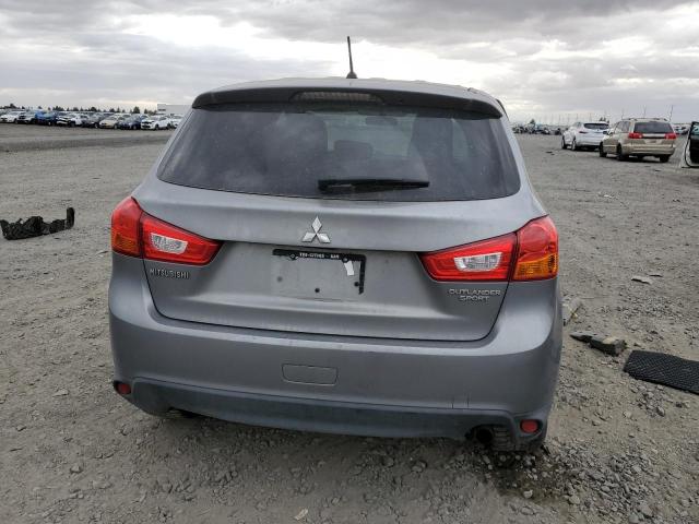 4A4AP3AUXEE027146 - 2014 MITSUBISHI OUTLANDER ES GRAY photo 6