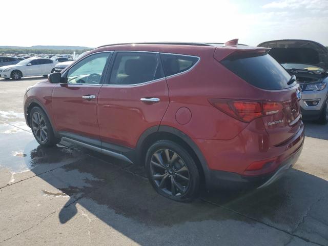 5XYZW4LA0HG387513 - 2017 HYUNDAI SANTA FE U RED photo 2