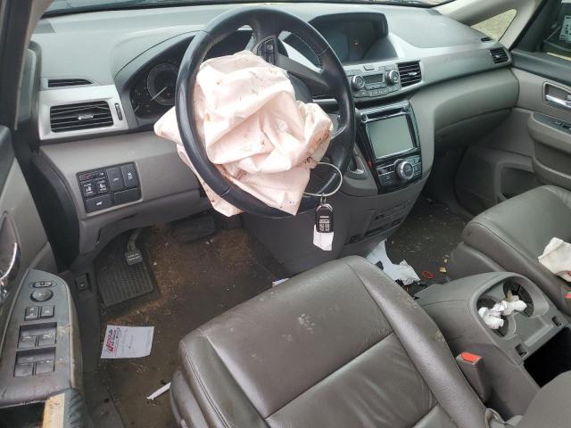 5FNRL5H6XGB068855 - 2016 HONDA ODYSSEY EXL GRAY photo 8