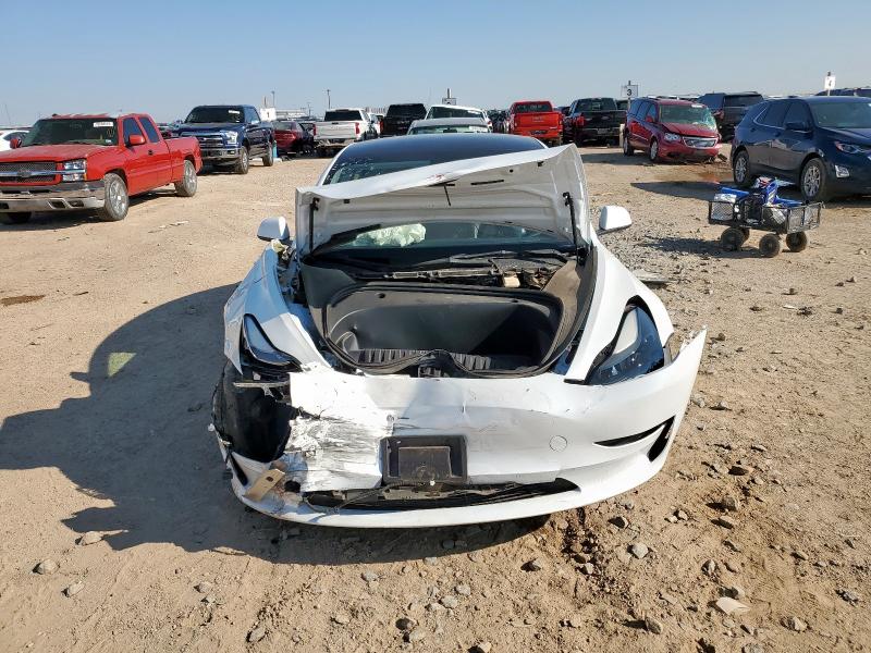 5YJ3E1EA7PF463951 - 2023 TESLA MODEL 3 WHITE photo 5