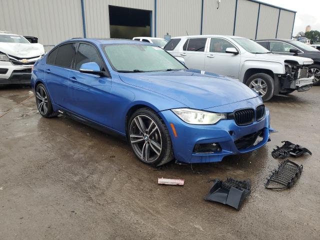 WBA3A9G59FNS66741 - 2015 BMW 335 I BLUE photo 4