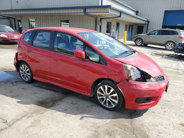 JHMGE8H56CC019796 - 2012 HONDA FIT SPORT RED photo 4