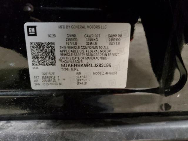 5GAERBKW4LJ283186 - 2020 BUICK ENCLAVE ESSENCE 黑色 照片 14