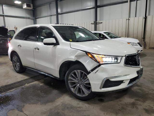 5J8YD4H58HL004081 - 2017 ACURA MDX TECHNOLOGY WHITE photo 4