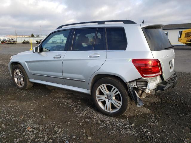 WDCGG8JB9EG288702 - 2014 MERCEDES-BENZ GLK 350 4MATIC SILVER photo 2