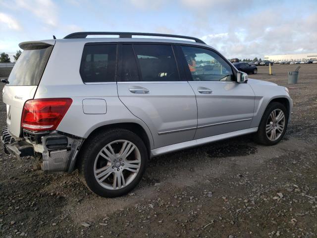 WDCGG8JB9EG288702 - 2014 MERCEDES-BENZ GLK 350 4MATIC SILVER photo 3