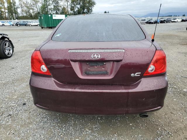 JTKDE177450008534 - 2005 TOYOTA SCION TC ბურგუნდია ფოტო 6
