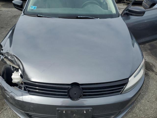 3VW1K7AJ1CM376204 - 2012 VOLKSWAGEN JETTA BASE GRAY photo 11
