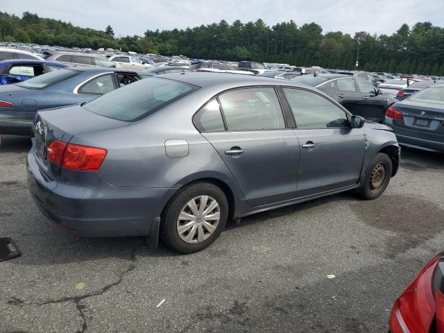 3VW1K7AJ1CM376204 - 2012 VOLKSWAGEN JETTA BASE GRAY photo 3