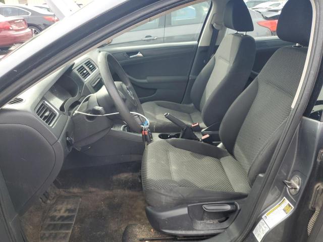 3VW1K7AJ1CM376204 - 2012 VOLKSWAGEN JETTA BASE GRAY photo 7