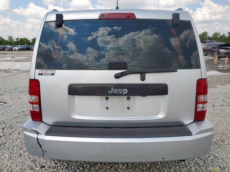 1C4PJLAK3CW144771 - 2012 JEEP LIBERTY SPORT SILVER photo 6