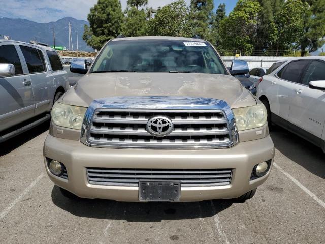 5TDZY68A68S002358 - 2008 TOYOTA SEQUOIA LIMITED TAN photo 5