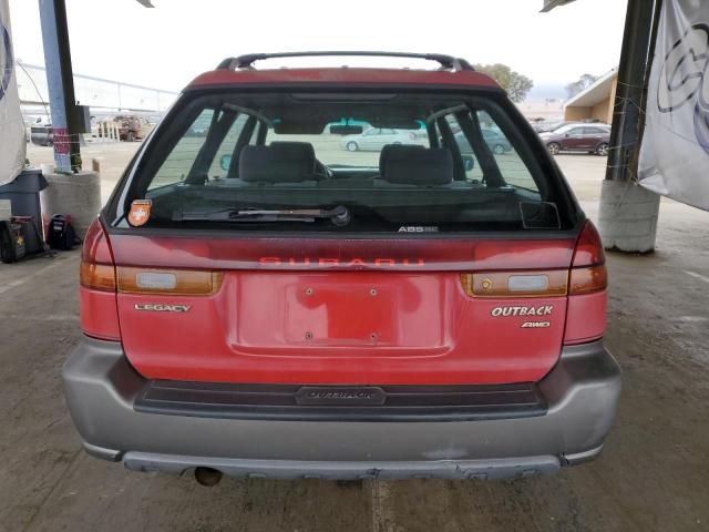 4S3BG6853X6610263 - 1999 SUBARU LEGACY OUTBACK Qırmızı foto 6