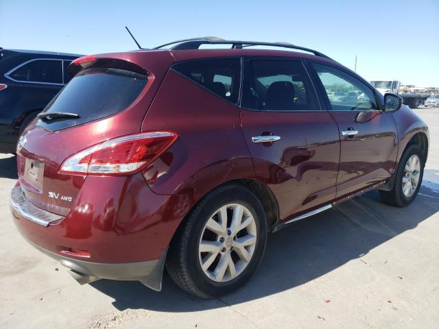 JN8AZ1MW4BW174849 - 2011 NISSAN MURANO S BURGUNDY photo 3