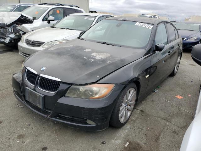 WBAVC53557FZ79309 - 2007 BMW 3 SERIES I SULEV BLACK photo 1