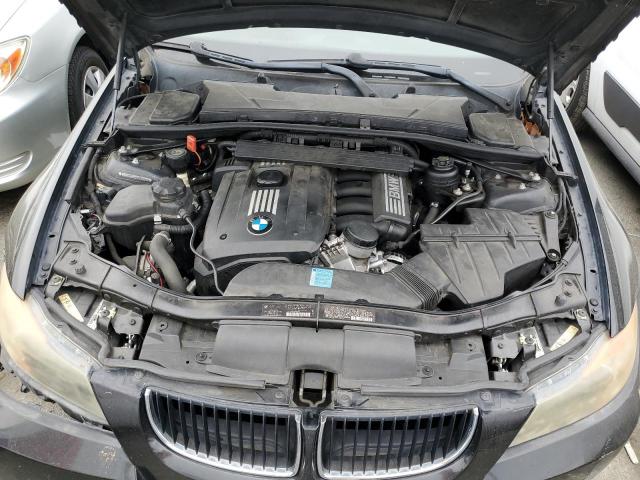 WBAVC53557FZ79309 - 2007 BMW 3 SERIES I SULEV BLACK photo 11
