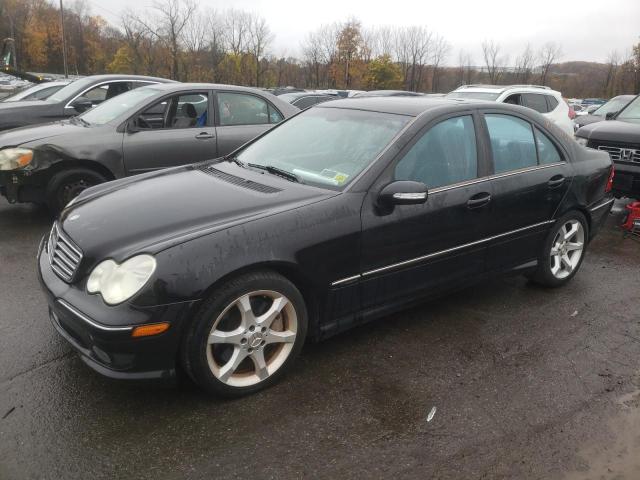 WDBRF52H27A950160 - 2007 MERCEDES-BENZ C 230 BLACK photo 1