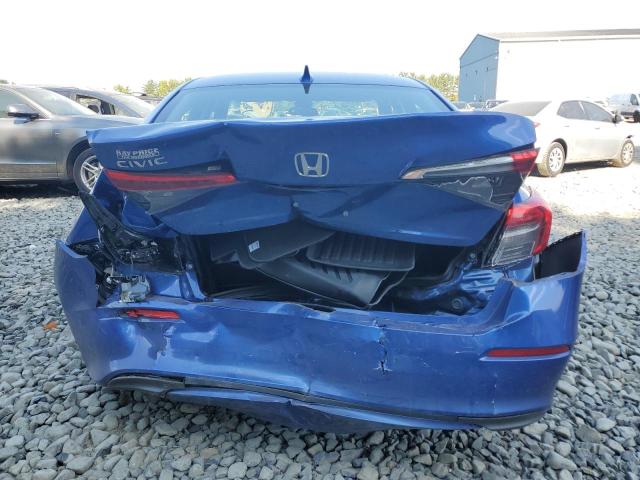 2HGFE2F24NH508511 - 2022 HONDA CIVIC LX BLUE photo 6