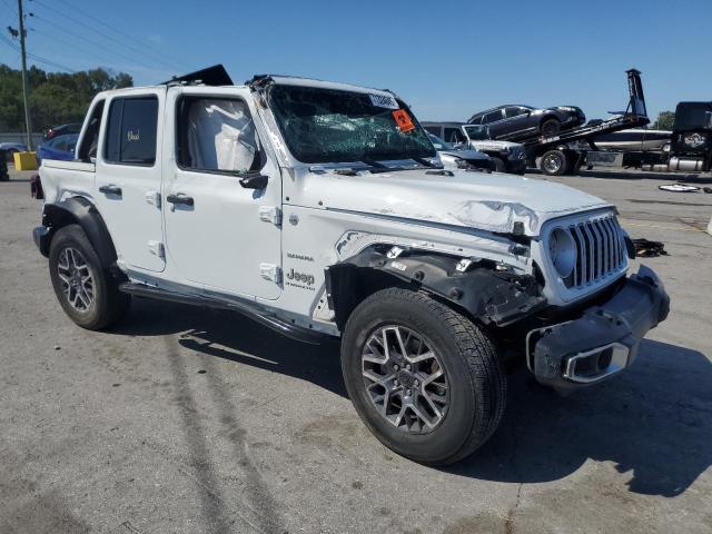 1C4PJXEG1RW262694 - 2024 JEEP WRANGLER SAHARA WHITE photo 4