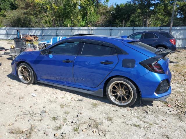 SHHFK7H58JU213213 - 2018 HONDA CIVIC EX BLUE photo 2