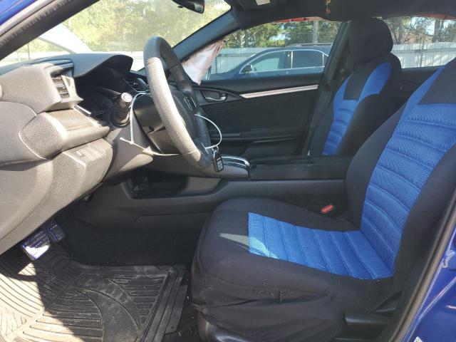 SHHFK7H58JU213213 - 2018 HONDA CIVIC EX BLUE photo 7