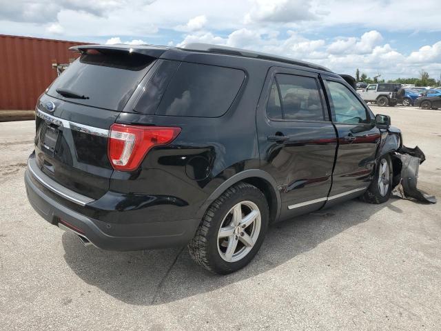 1FM5K7D85JGA76987 - 2018 FORD EXPLORER XLT Noir photo 3