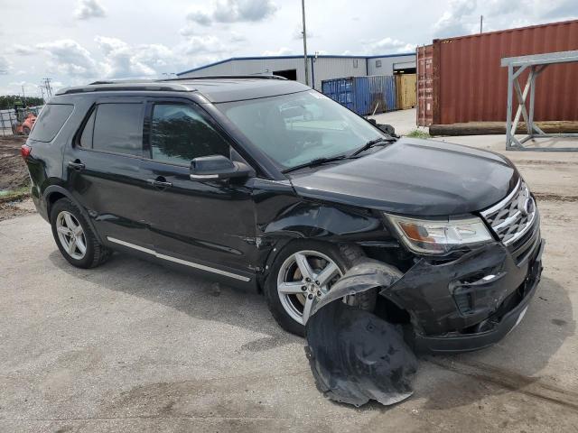 1FM5K7D85JGA76987 - 2018 FORD EXPLORER XLT Noir photo 4