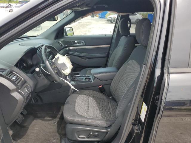 1FM5K7D85JGA76987 - 2018 FORD EXPLORER XLT Noir photo 7