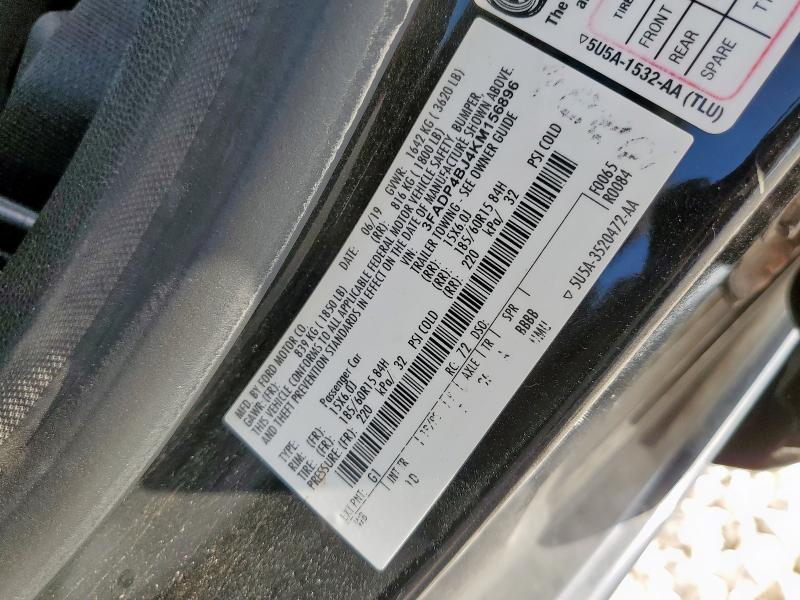 3FADP4BJ4KM156896 - 2019 FORD FIESTA SE 黑色 照片 12