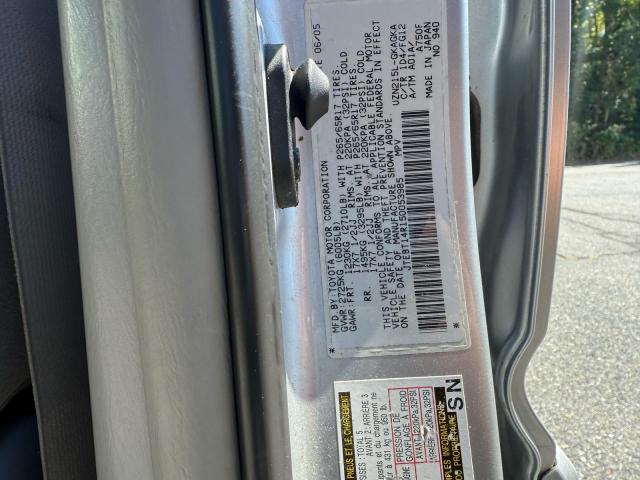 JTEBT14R150053985 - 2005 TOYOTA 4RUNNER SR5 SILVER photo 10