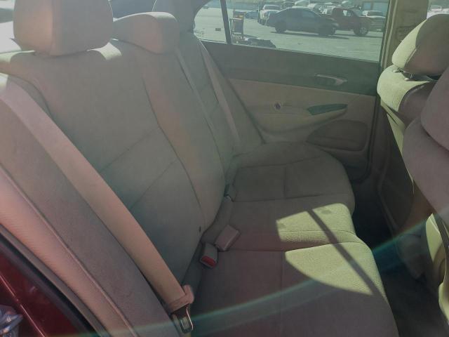 1HGFA16526L056420 - 2006 HONDA CIVIC LX BURGUNDY photo 11