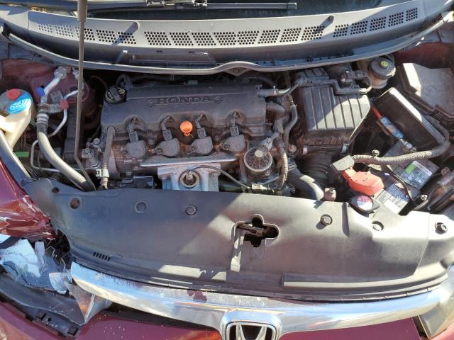 1HGFA16526L056420 - 2006 HONDA CIVIC LX BURGUNDY photo 12