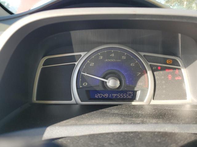 1HGFA16526L056420 - 2006 HONDA CIVIC LX BURGUNDY photo 9