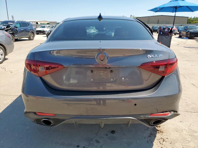 ZARFAECN1J7583432 - 2018 ALFA ROMEO GIULIA TI Szary zdjęcie 6