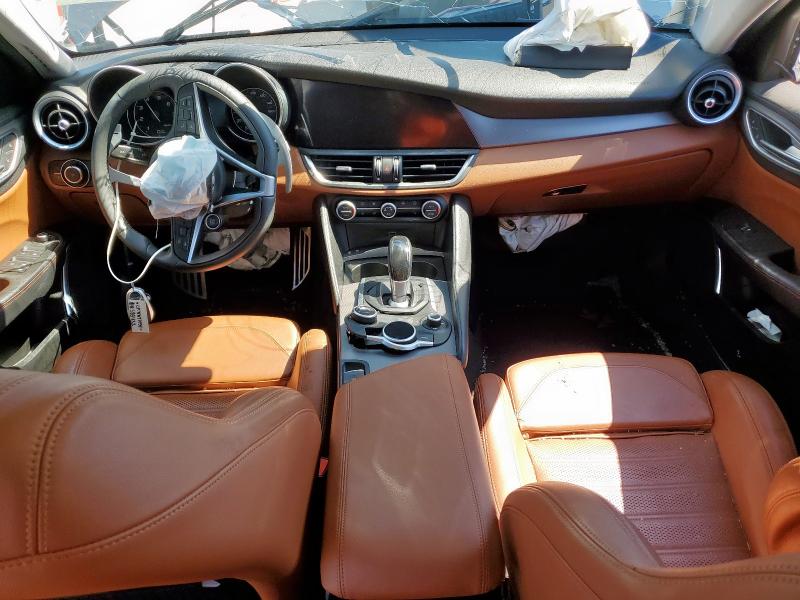 ZARFAECN1J7583432 - 2018 ALFA ROMEO GIULIA TI Szary zdjęcie 8