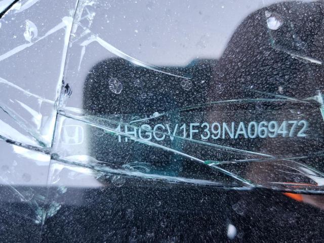 1HGCV1F39NA069472 - 2022 HONDA ACCORD SPORT ნაცრისფერი ფოტო 13