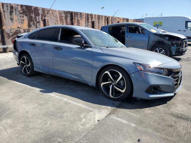 1HGCV1F39NA069472 - 2022 HONDA ACCORD SPORT ნაცრისფერი ფოტო 4