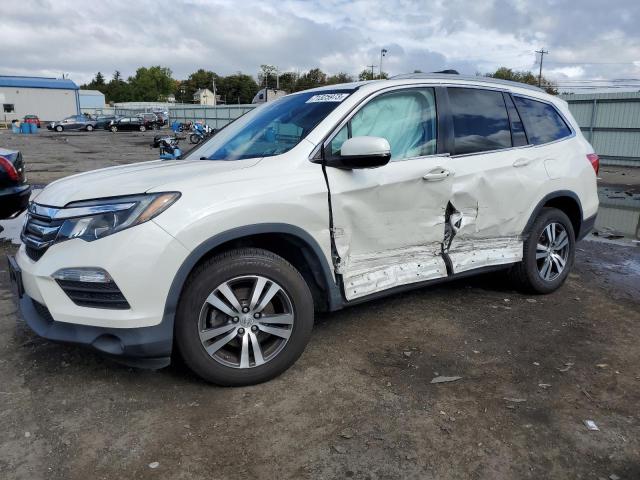 5FNYF6H56HB021775 - 2017 HONDA PILOT EXL WHITE photo 1