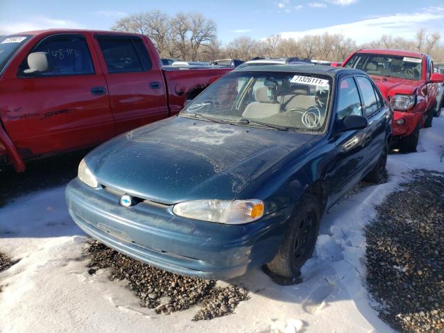 1Y1SK528X2Z413007 - 2002 CHEVROLET GEO PRIZM BASE BLUE photo 2