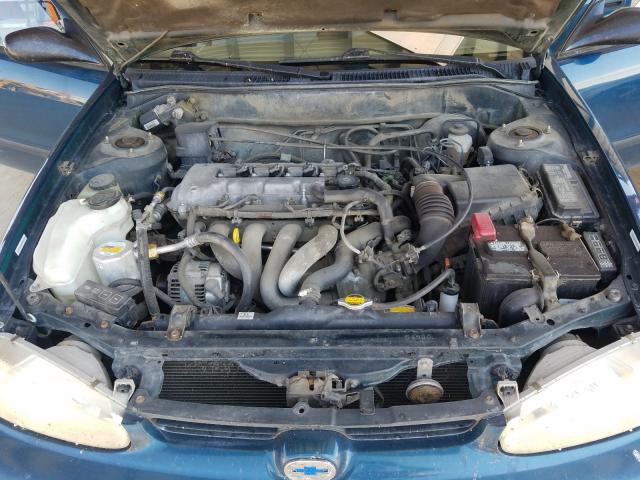 1Y1SK528X2Z413007 - 2002 CHEVROLET GEO PRIZM BASE BLUE photo 7