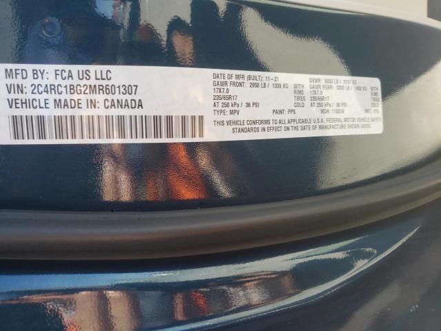 2C4RC1BG2MR601307 - 2021 CHRYSLER PACIFICA TOURING L 蓝色 照片 13