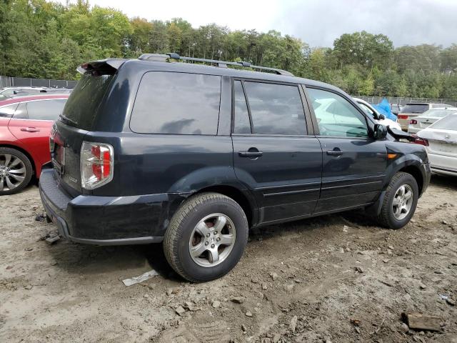 2HKYF18566H537331 - 2006 HONDA PILOT EX BLACK photo 3