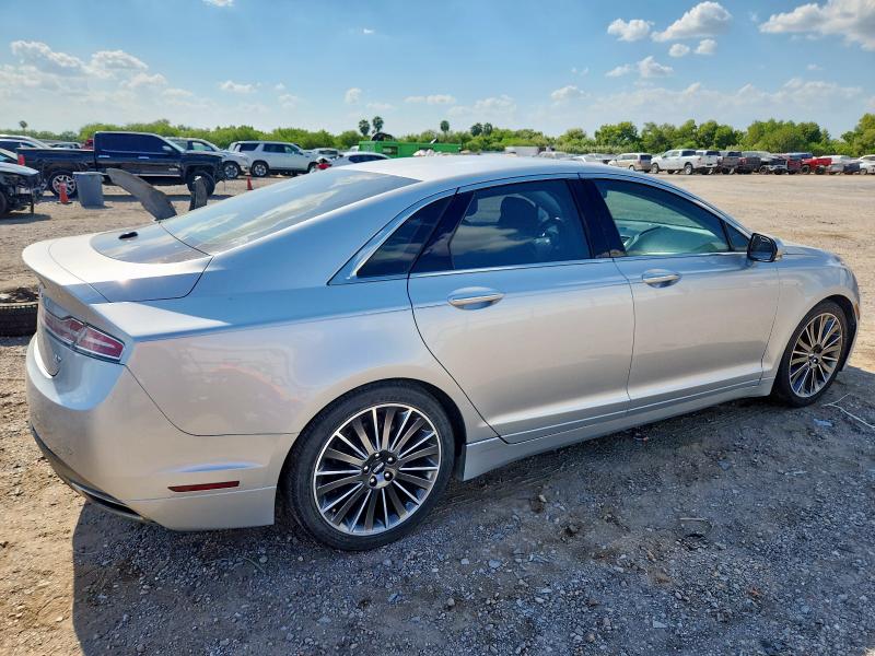 3LN6L2GK1GR613027 - 2016 LINCOLN MKZ SILVER photo 3