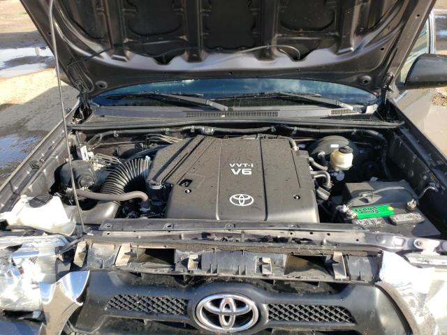 5TFJU4GN2EX061379 - 2014 TOYOTA TACOMA DOUBLE CAB PRERUNNER GRAY photo 11