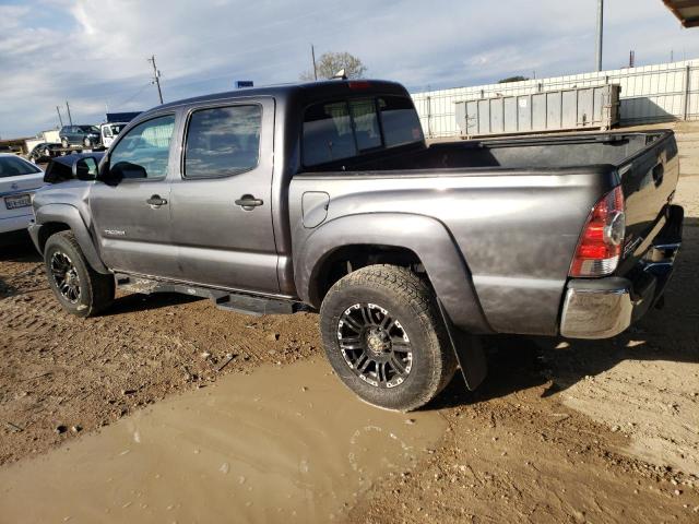 5TFJU4GN2EX061379 - 2014 TOYOTA TACOMA DOUBLE CAB PRERUNNER GRAY photo 2
