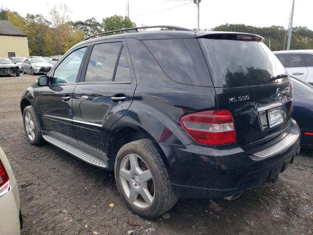 4JGBB72EX8A346319 - 2008 MERCEDES-BENZ ML 550 BLACK photo 2